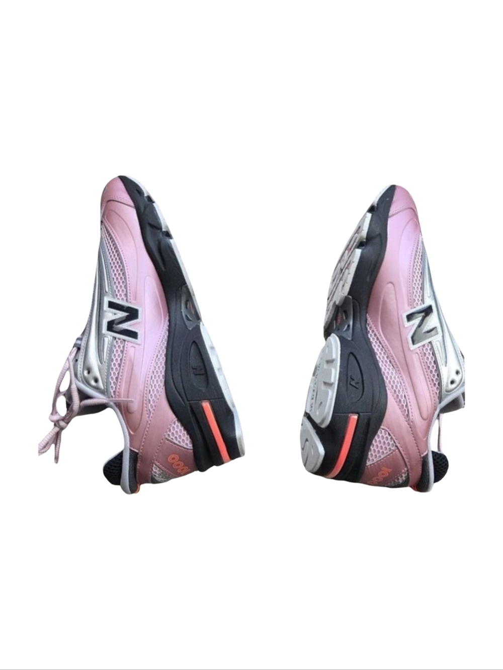 New Balance 1000 Silver Pink Metallic Mesh Running Sneakers M1000MC Womens 11.5 - Picture 7 of 16